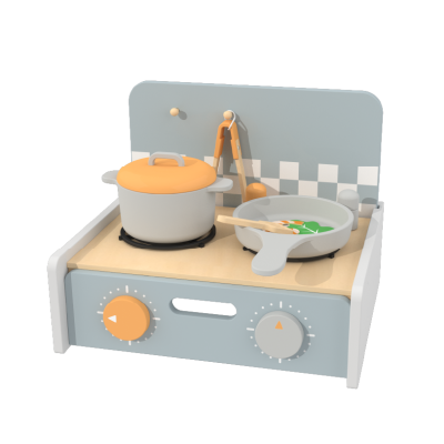 Custom 3-in-1 Wooden Kitchen Toy, Pretend Play Kitchen Set for Toddlers