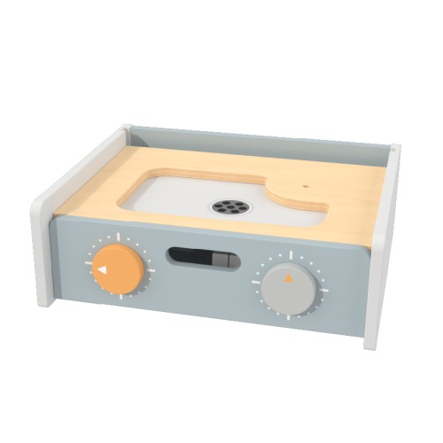 Custom 3-in-1 Wooden Kitchen Toy, Pretend Play Kitchen Set for Toddlers
