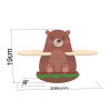 Custom Animal Wooden Balance Stacking Toy, Montessori STEM Learning for Kids