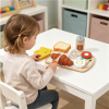Custom Wooden Breakfast Pretend Play Food,Cutting Food Set for Toddlers 3-5