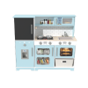 Custom Wooden Play Kitchen Set with Chalkboard, Realistic Pretend Play Set