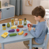 Custom Wooden Play Food Set with Carry Bag, Pretend Play Toys for Toddlers