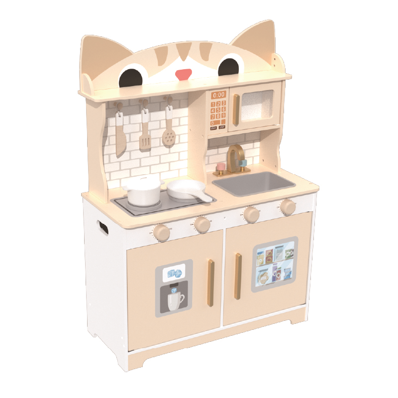 beige wooden kitchen