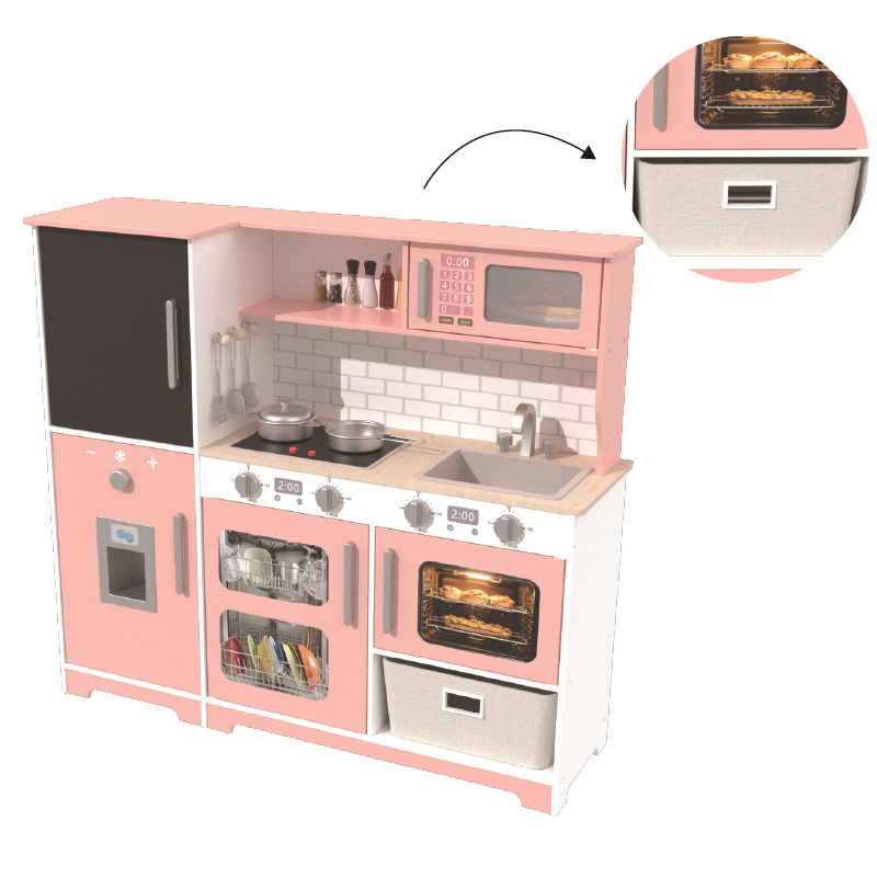 realistic play kitchen 