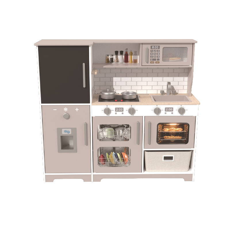 taupe toy kitchen