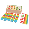 Custom Wooden Shape Sorter Toy with Sorting Cards,Color Sorting Sensory Toys