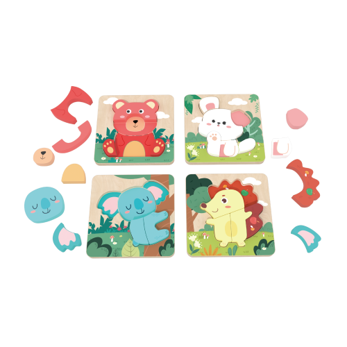 Custom Wooden Puzzles for Toddlers,Animals Puzzles Montessori Toys Gifts