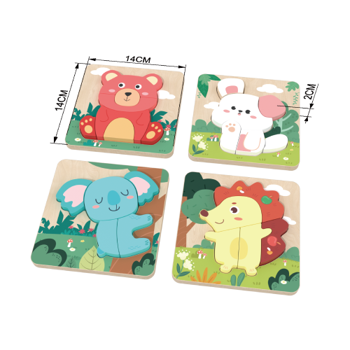 Custom Wooden Puzzles for Toddlers,Animals Puzzles Montessori Toys Gifts