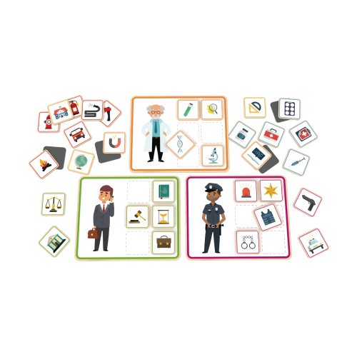 Custom Wooden Career Puzzle,Matching Puzzle for toddler Preschool Early Learning