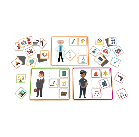 Custom Wooden Career Puzzle,Matching Puzzle for toddler Preschool Early Learning