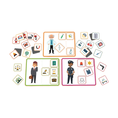 Custom Wooden Career Puzzle,Matching Puzzle for toddler Preschool Early Learning