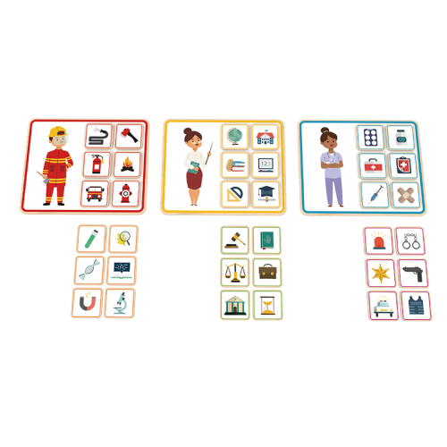 Custom Wooden Career Puzzle,Matching Puzzle for toddler Preschool Early Learning