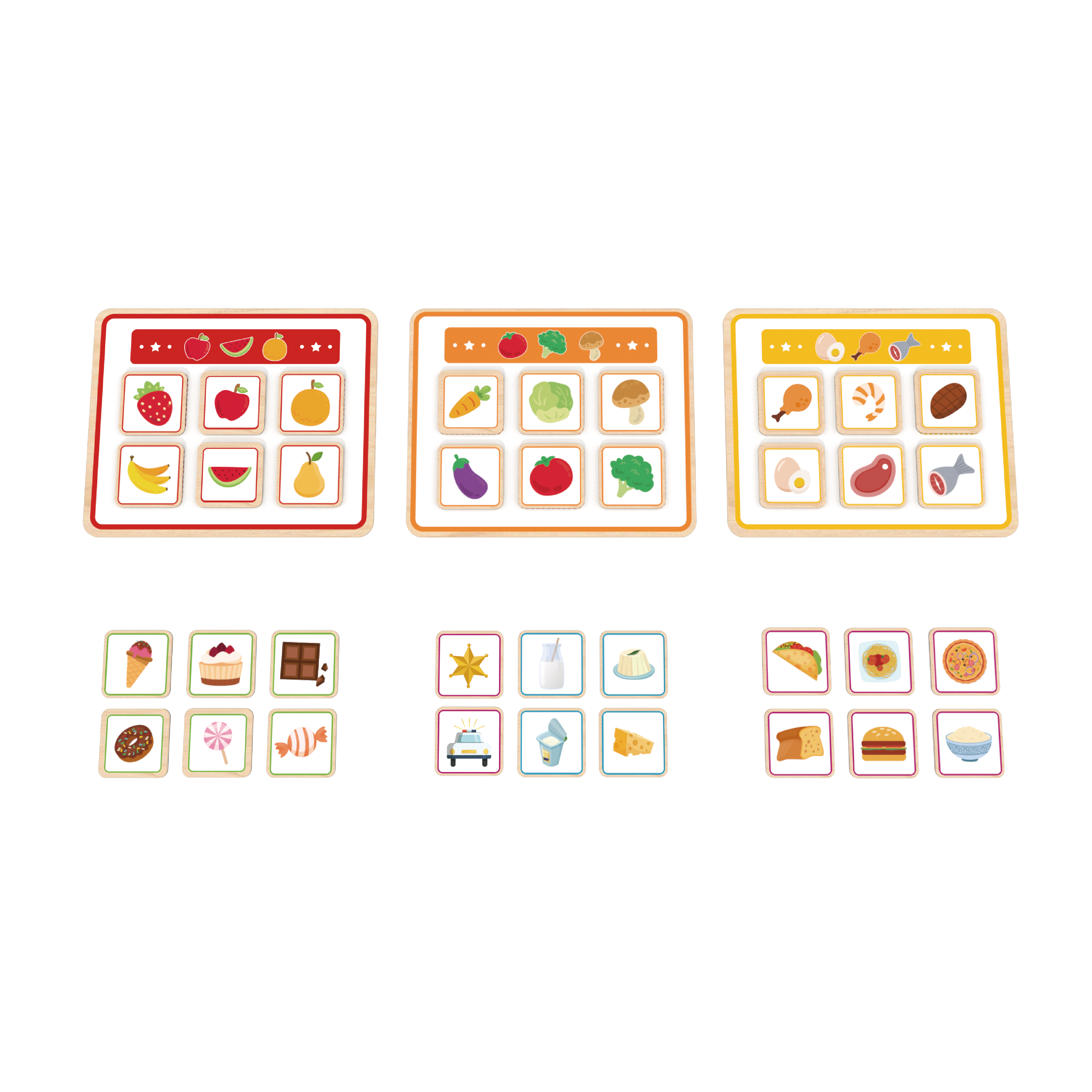 food learning toy