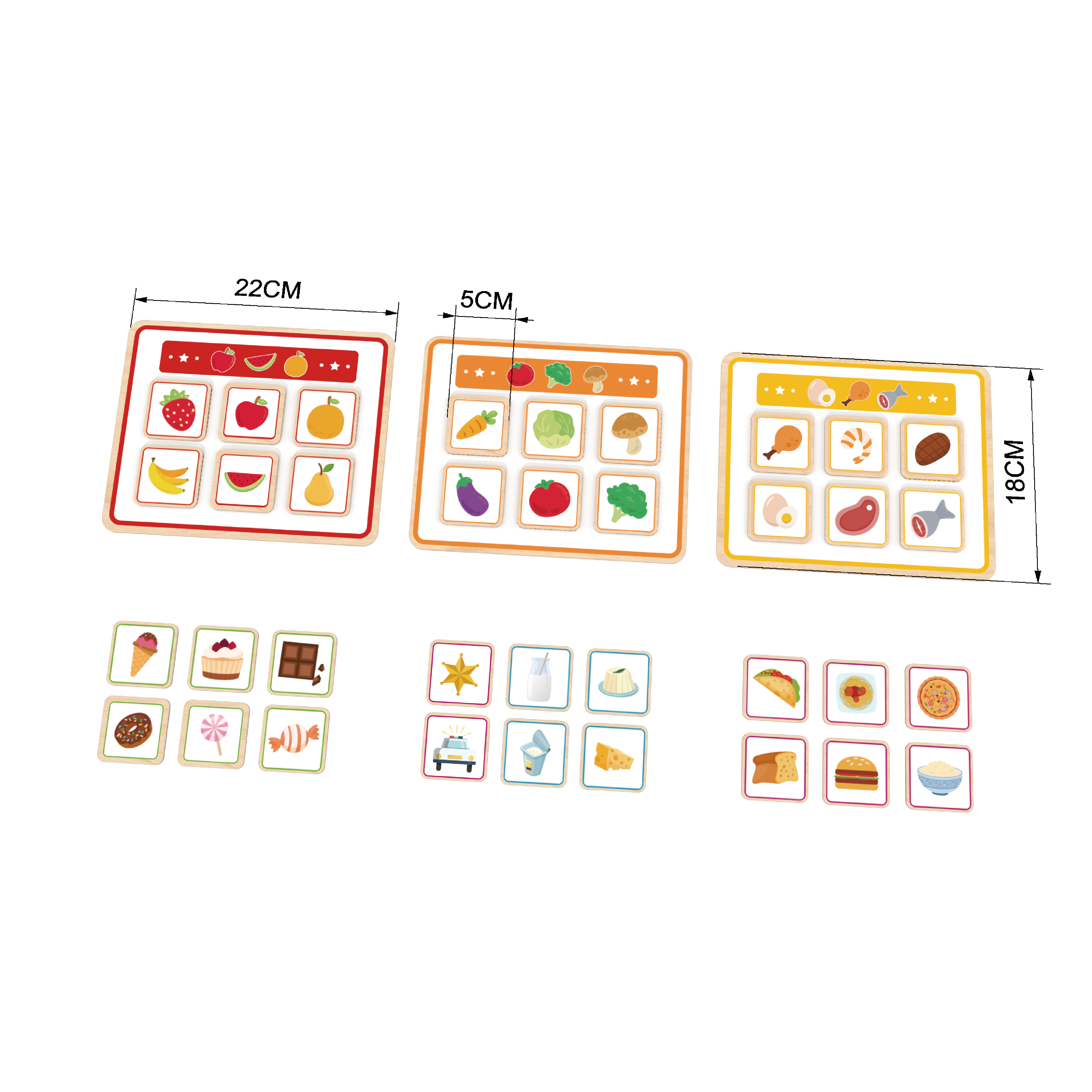 wooden matching toy