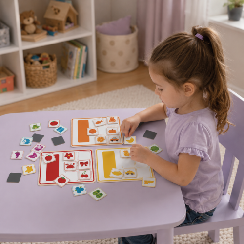 Custom Wooden Color Sorting Puzzle,Matching Puzzle for toddler Learning Toy