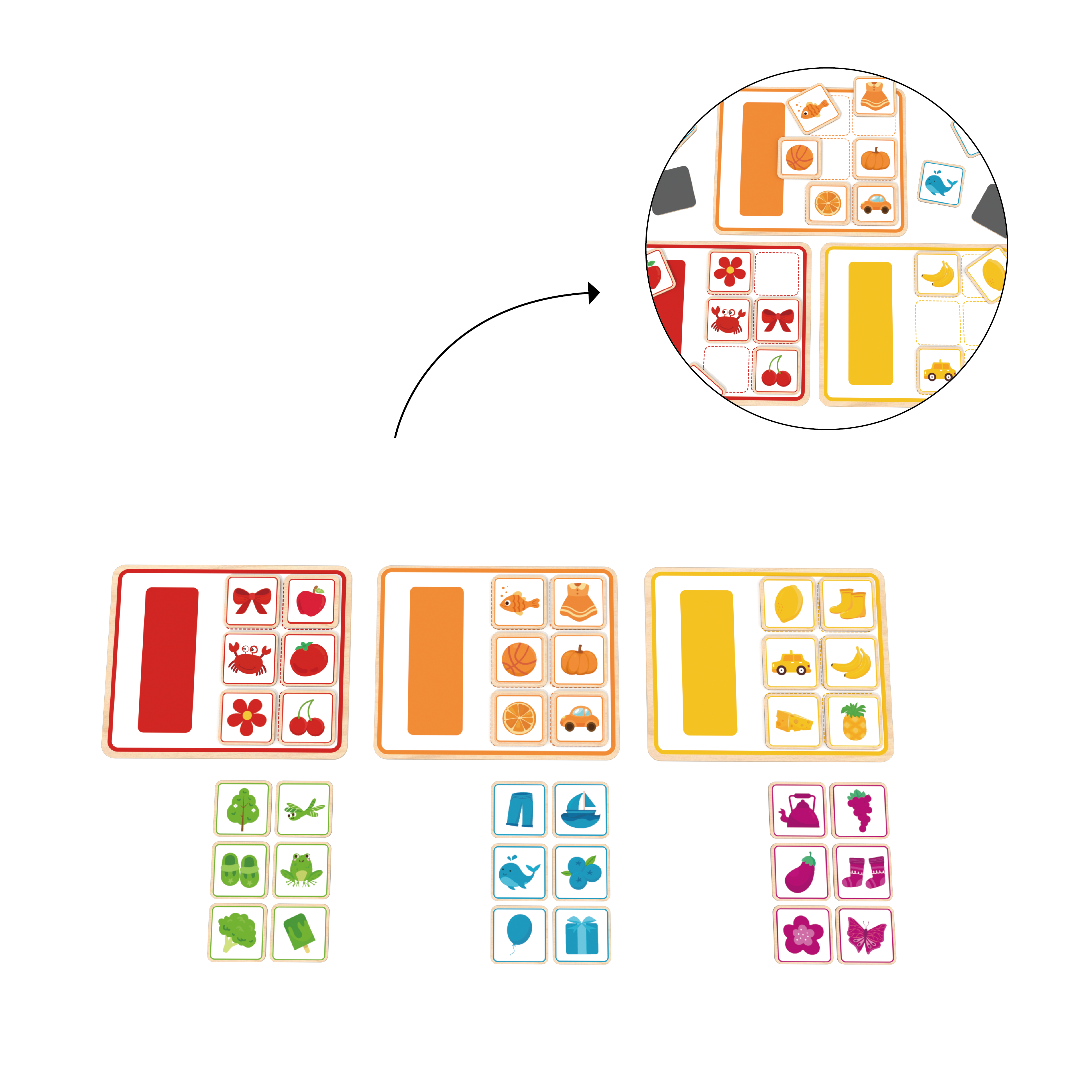 wooden matching puzzle