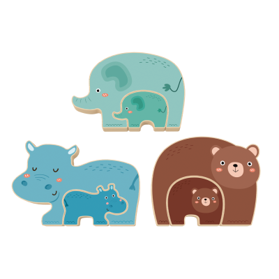 Custom Wooden Animal Puzzle,Baby Puzzle for Toddler Montessori Learning Play