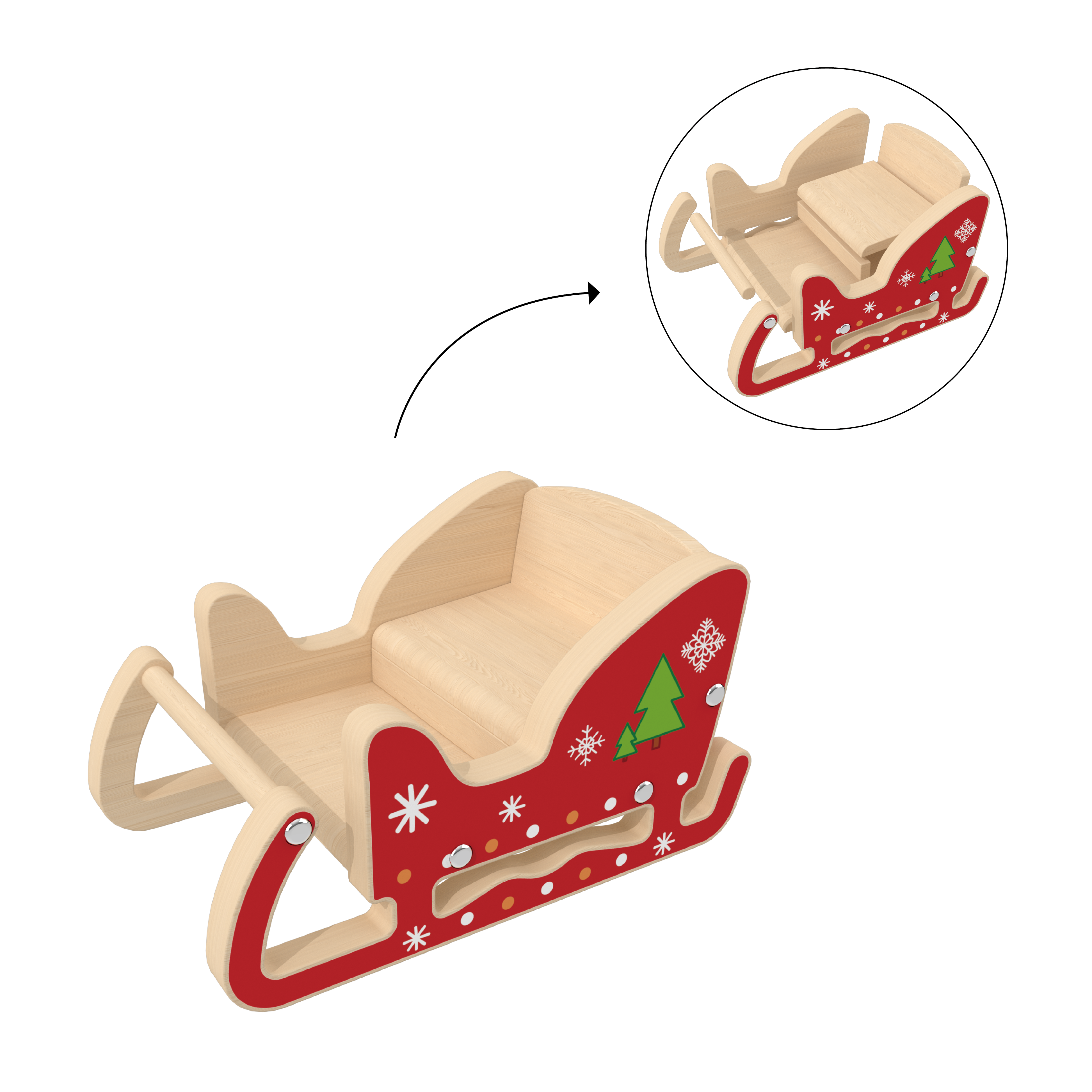 santa sleigh