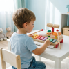 Custom Wooden Drum Set,Baby Musical Instruments Percussion Set with Xylophone