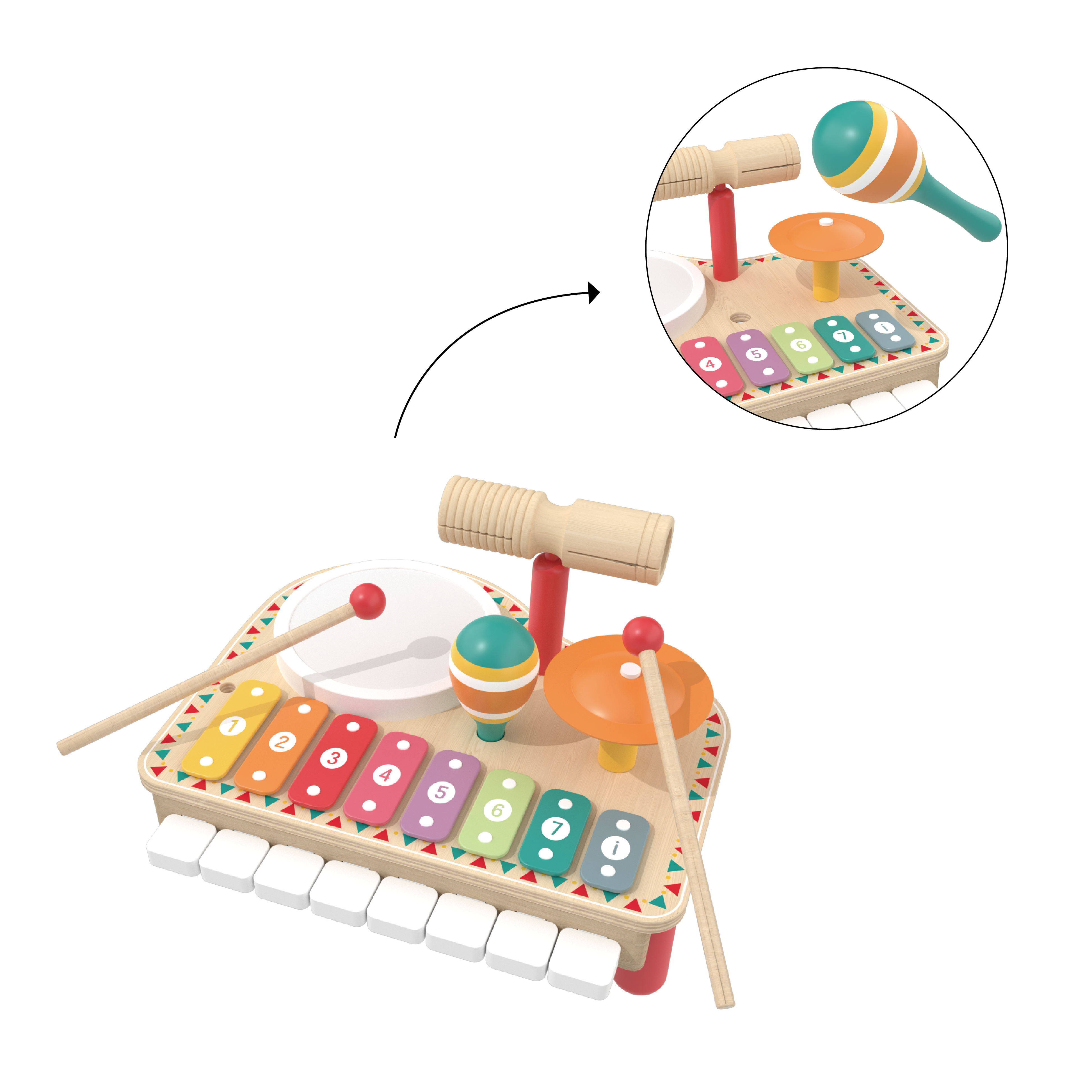 toddler drum set