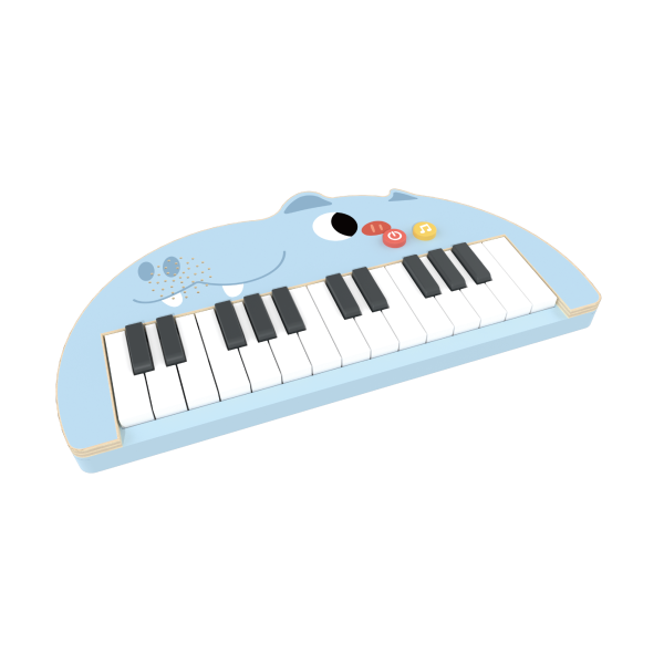 Custom Wooden Electronic Piano Toy,Cartoon Animal Piano Toy Kids for Playroom