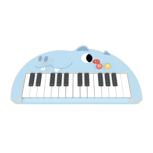 Custom Wooden Electronic Piano Toy,Cartoon Animal Piano Toy Kids for Playroom