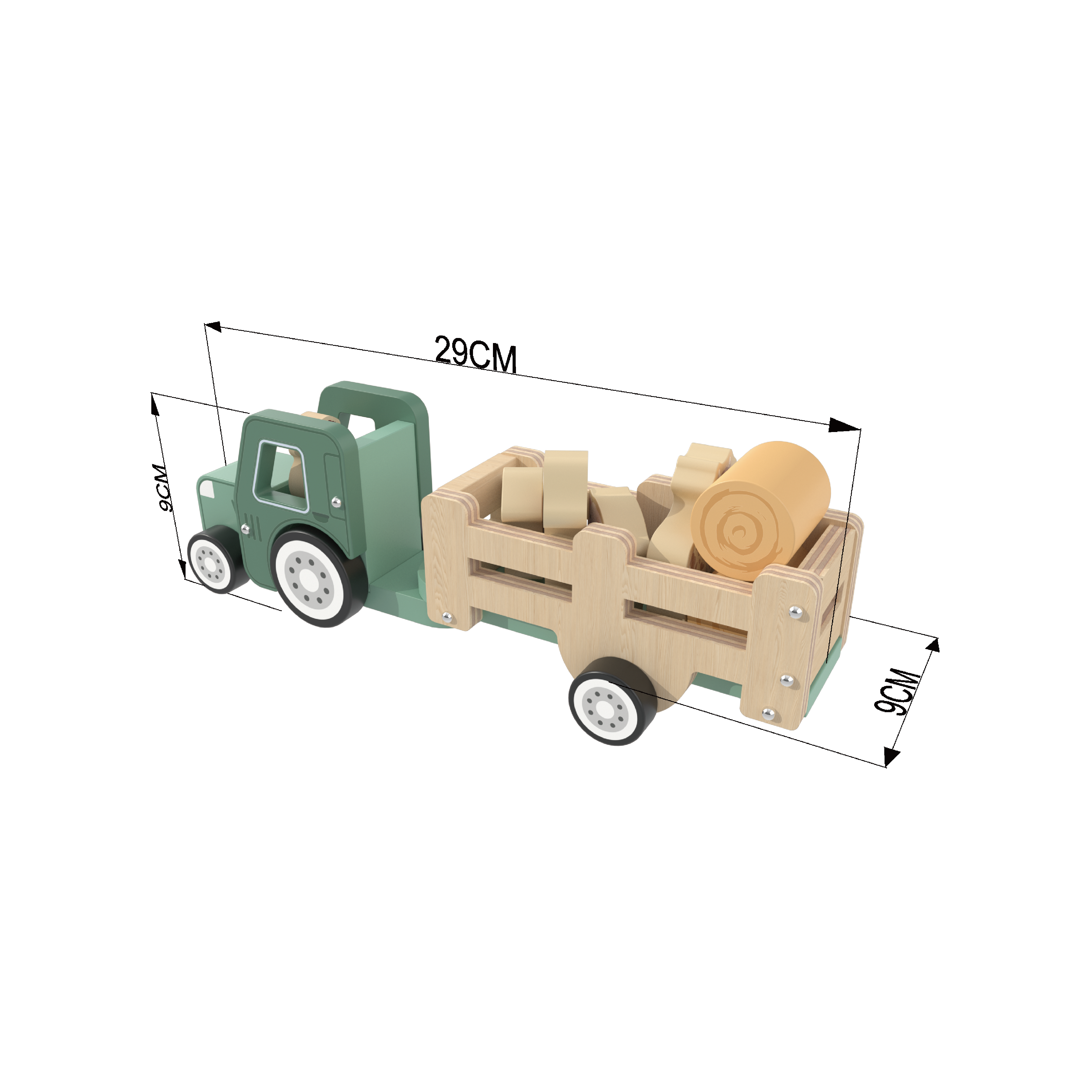 detachable trailer tractor