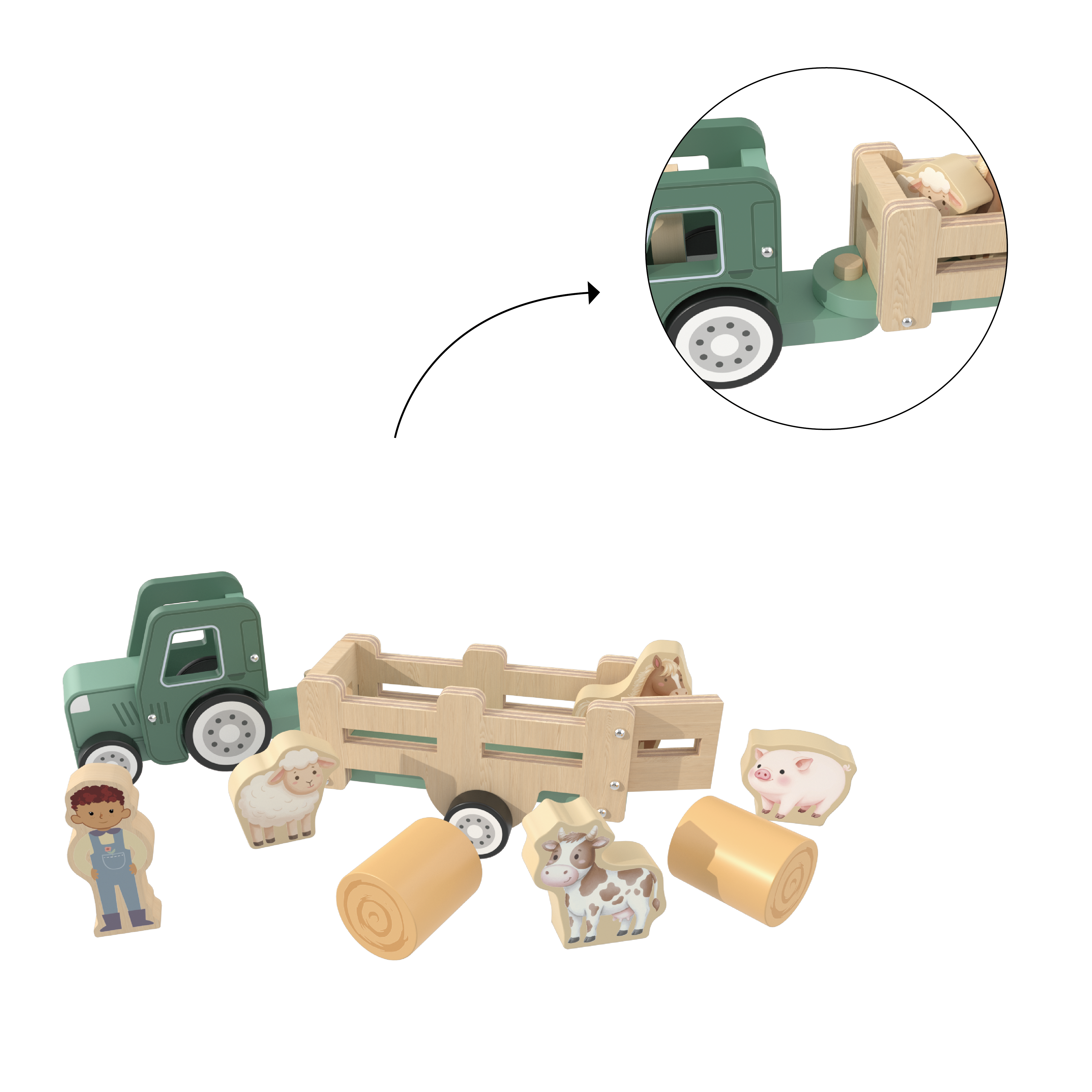 kids farm vehicle toy