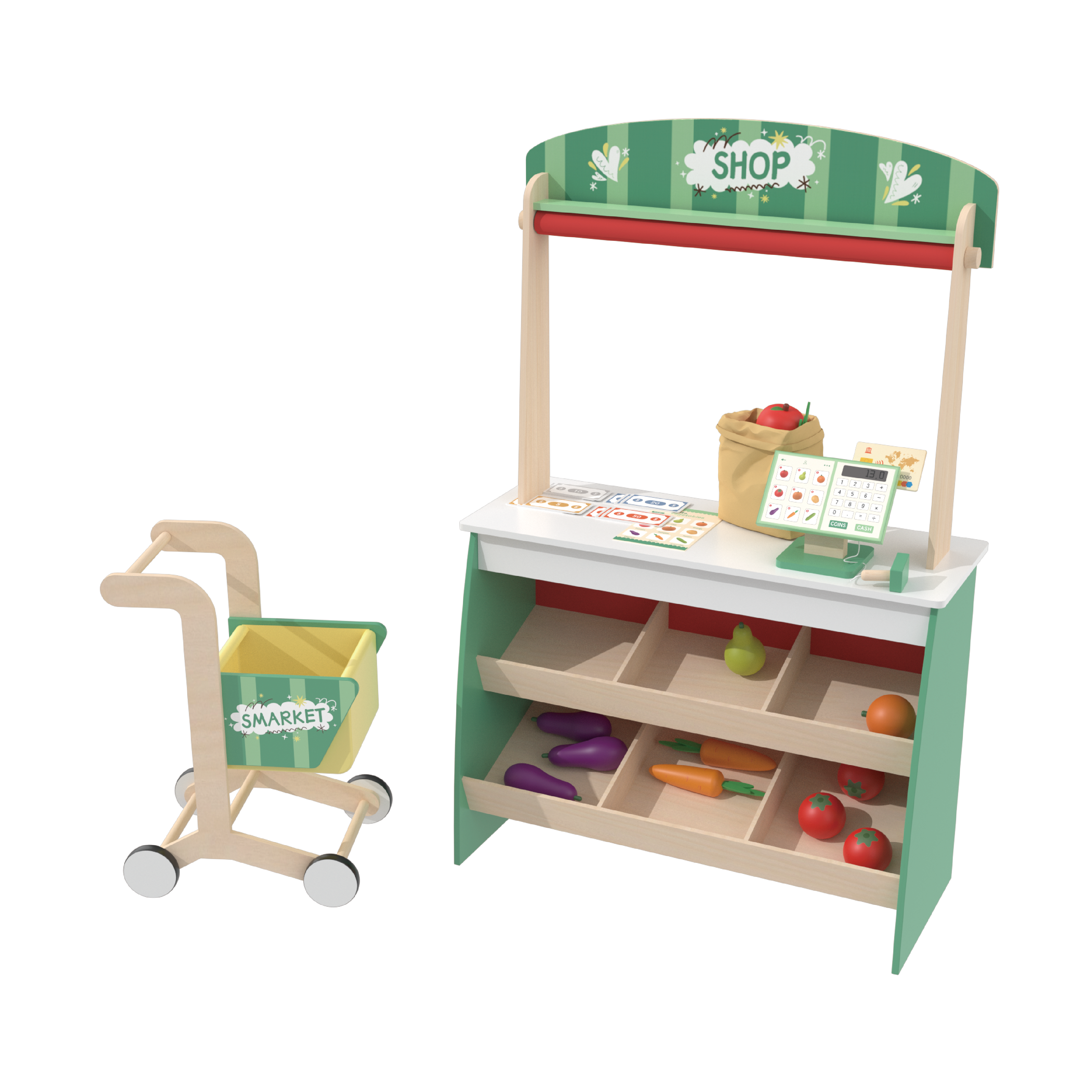grocery store pretend play