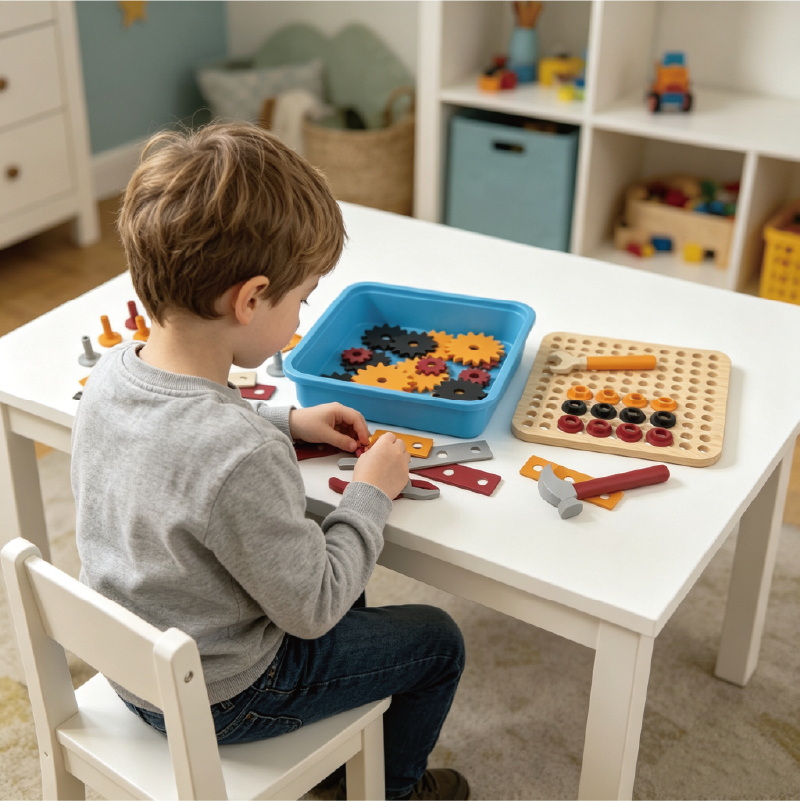 gears toy set