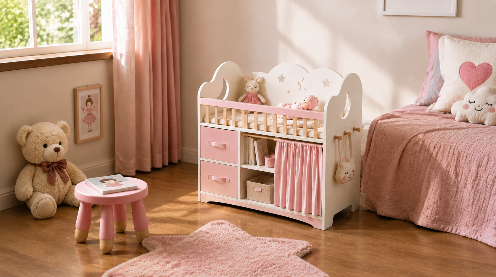 Dreamy nursery playroom scene