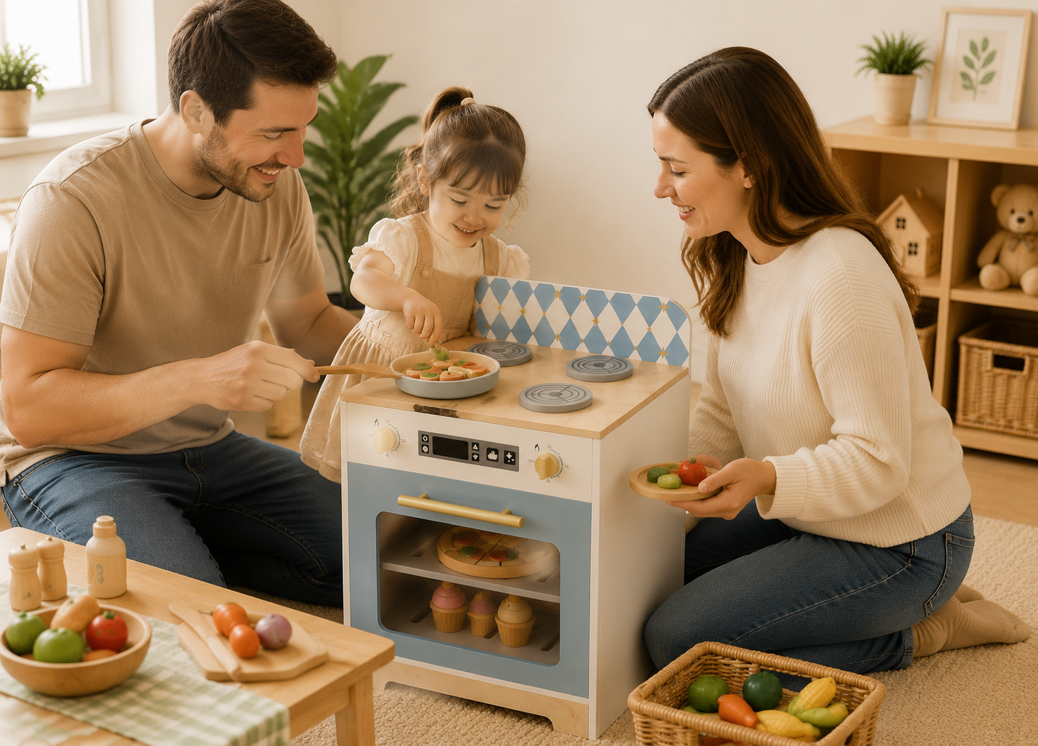 Cooking with family