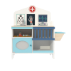 Custom Wooden Doctor Play Station with Medical Kit, Sink, Patient Bed & Storage Cabinet for Kids