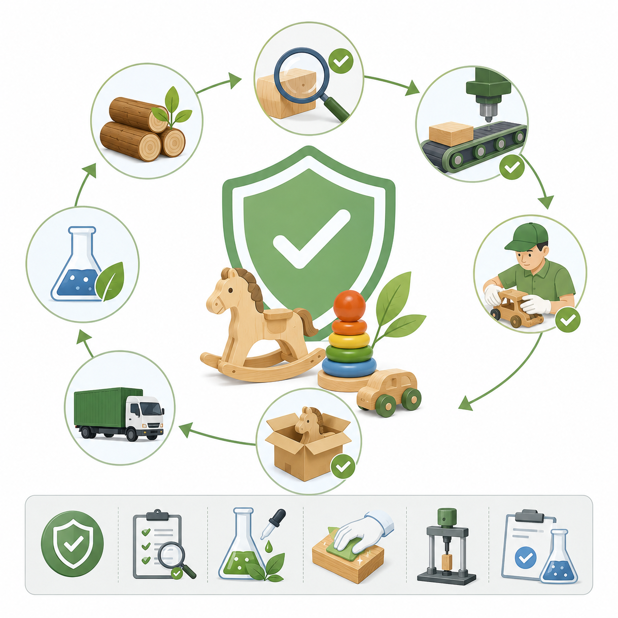 How does Kidmerry ensure materials are safe and non-toxic?