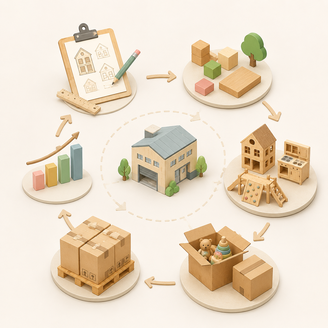 What is the MOQ for custom wooden toys?