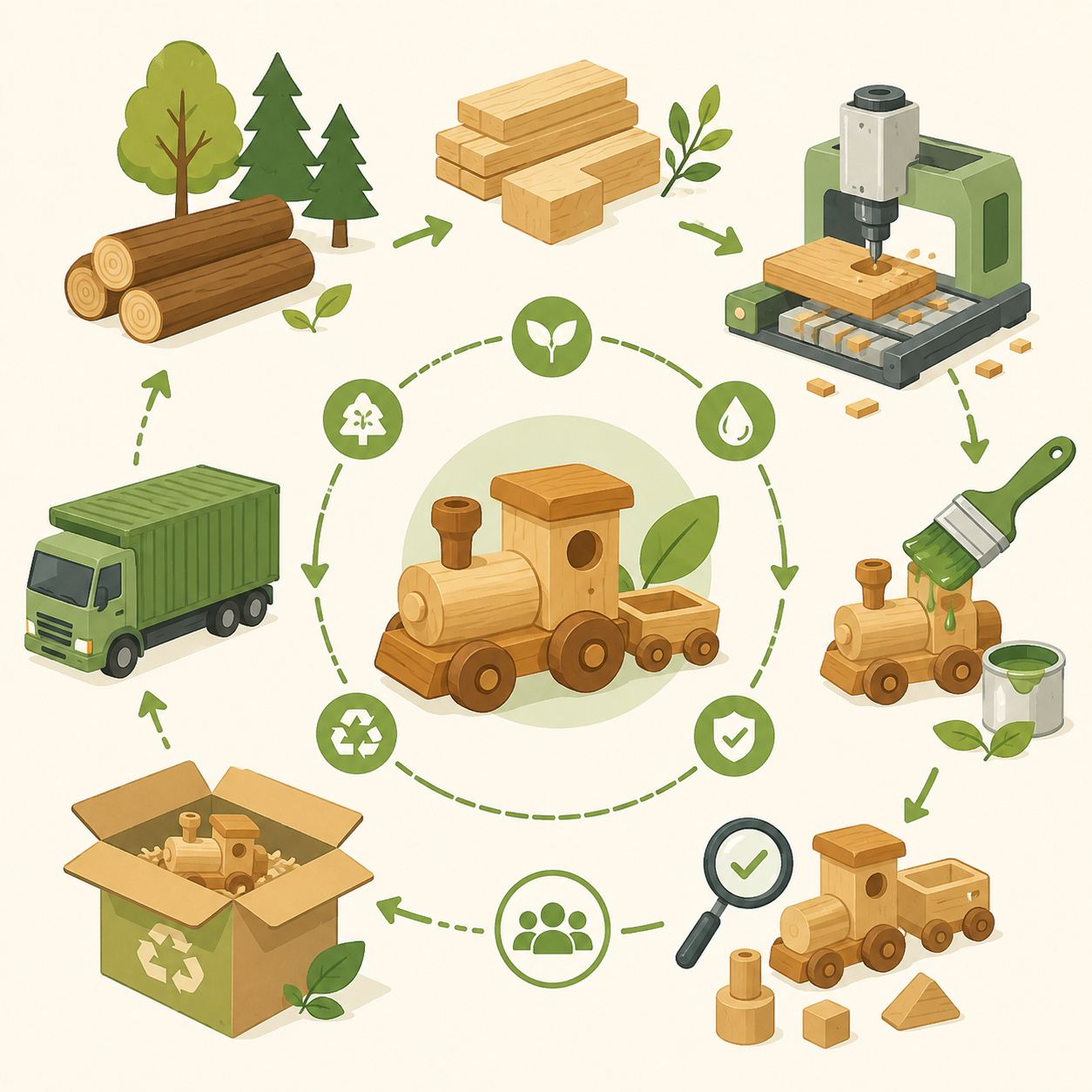 Is Kidmerry packaging eco-friendly and recyclable?