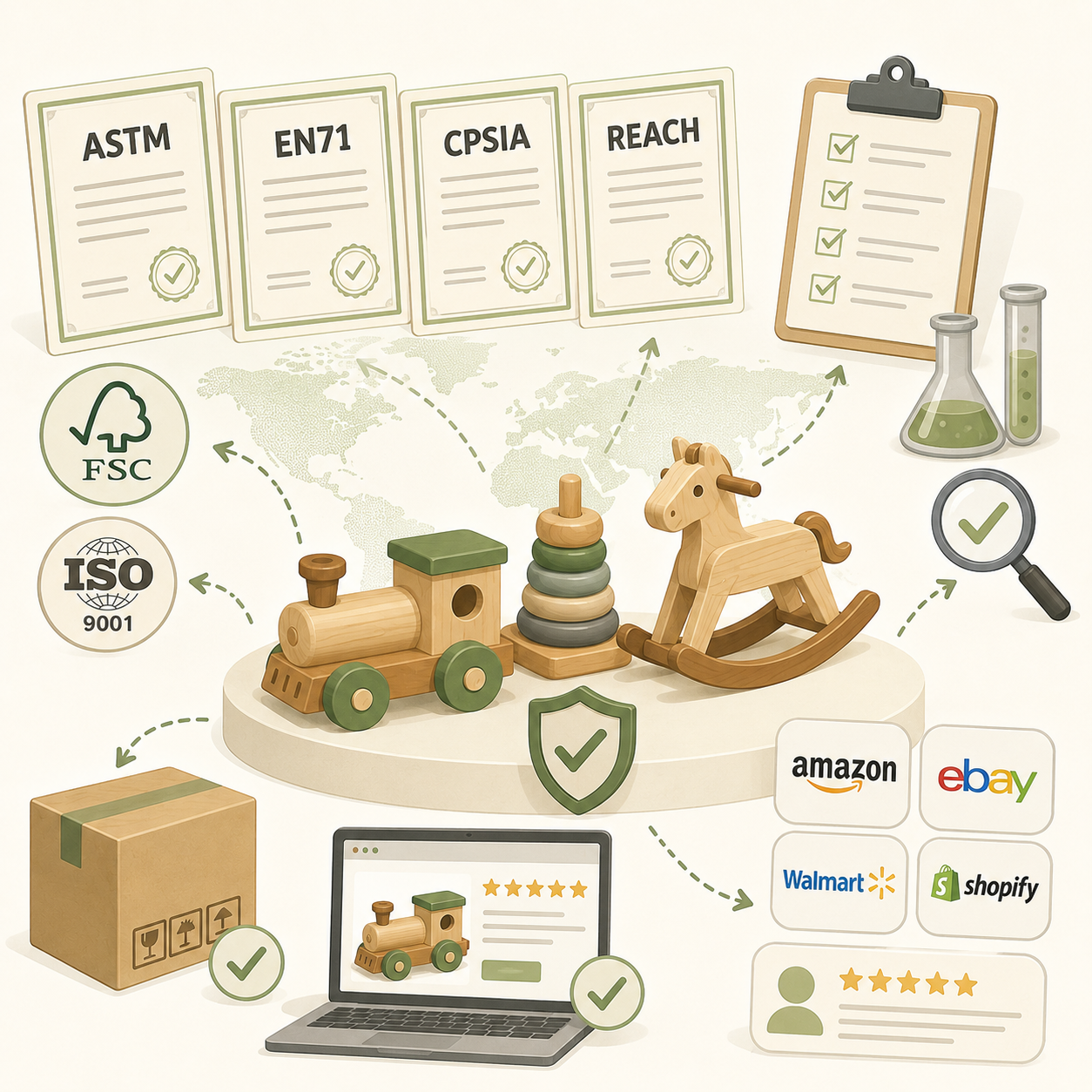 Can your product certifications pass cross-border platform reviews?
