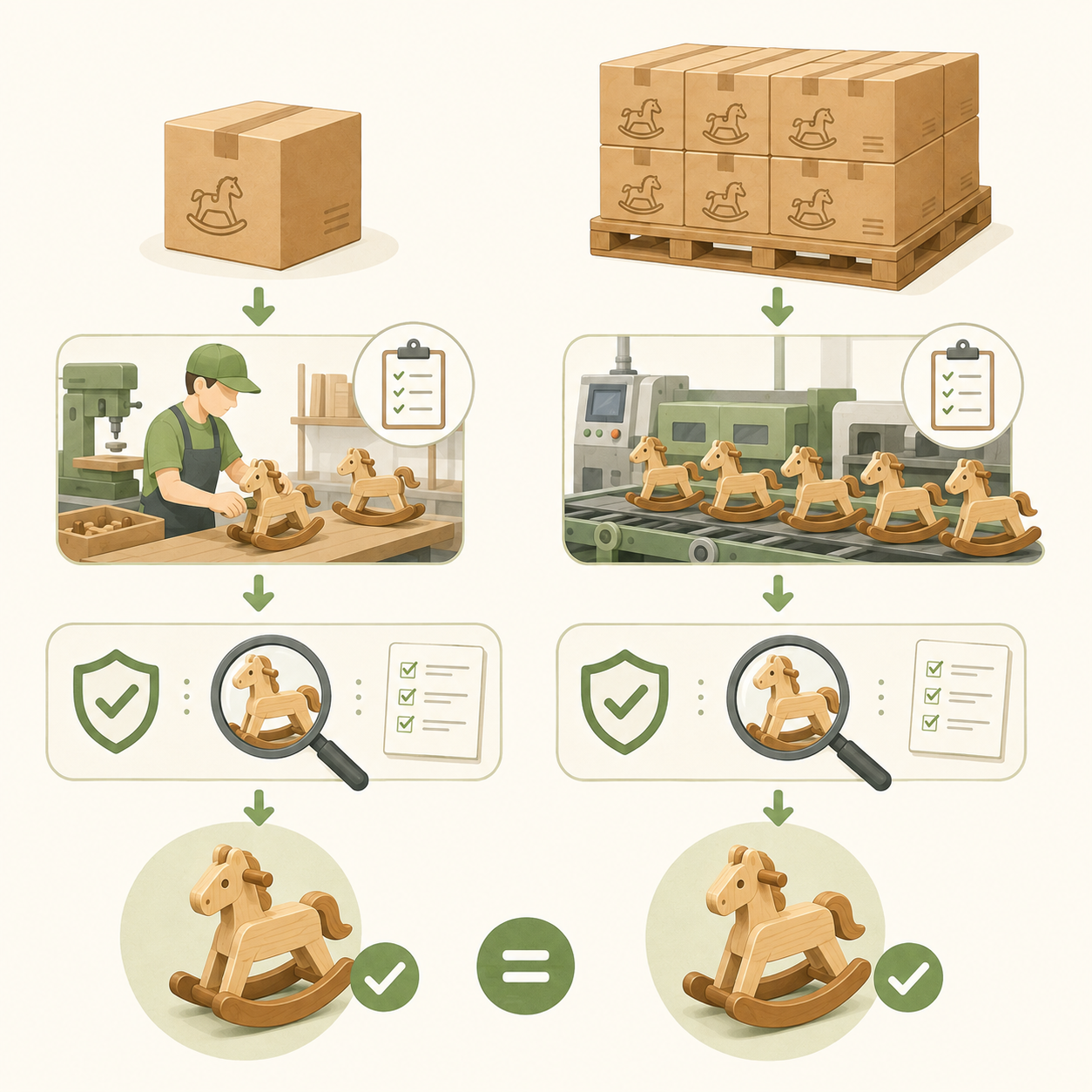 Is the quality for small orders the same as for bulk orders?