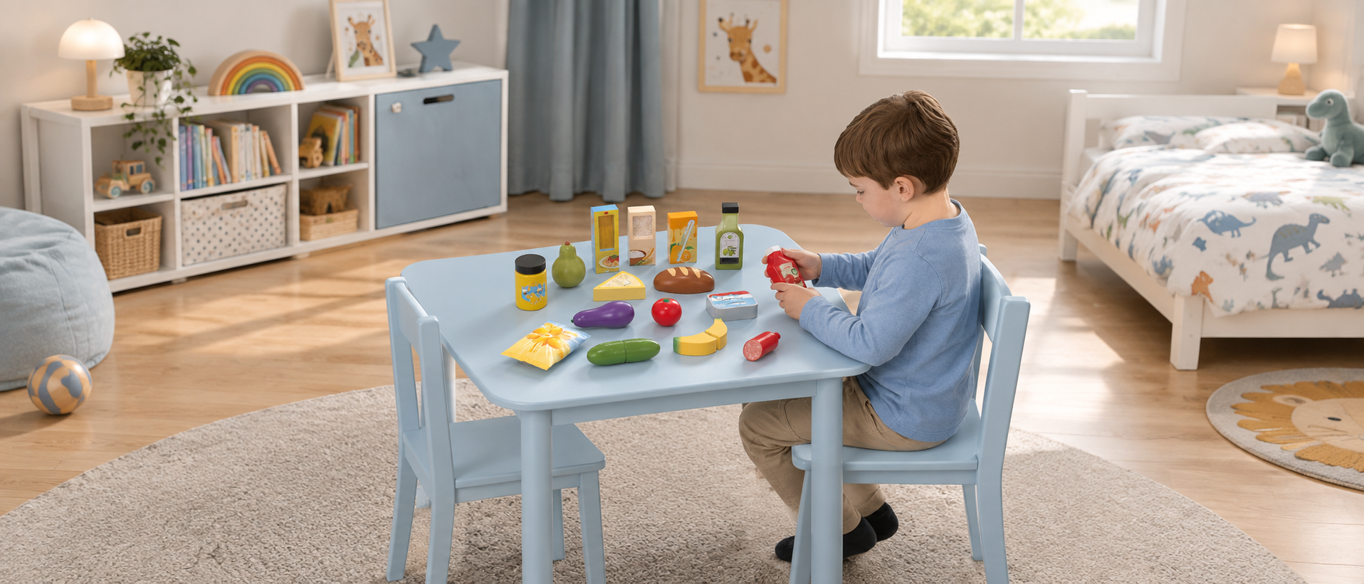 Custom Wooden Play Kitchen & Accessories - KIDMERRY