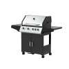 4-Burner Gas BBQ Grill OEM/ODM Supplier: Black Outdoor Grilling Equipment Custom Manufacturing for Retail Chains, Importers, & Wholesalers.