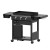 3-Burner Gas Plancha Grill | Cast Iron Cooking Plate Plancha with Trolley | OEM & ODM Manufacturer | KYQ-CFT300