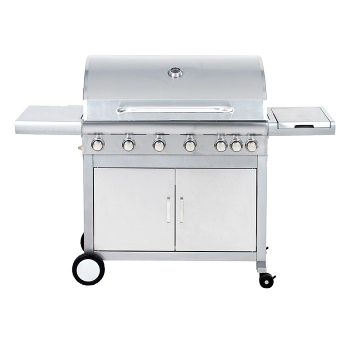 6-Burner Commercial Gas BBQ Grill 18.9kW — Freestanding Extra Large BBQ for Outdoor Cooking | KYQ-61S