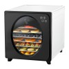 8-Tray Electric Food Dehydrator SS — Stainless Steel Food Dryer 48H Timer Back Heating | KYS-218A/B