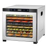 10-Tray Food Dehydrator SS — Stainless Steel Jerky Maker 24H Timer | KYS-310A/B/S