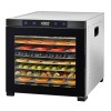 10-Tray Food Dehydrator SS — Stainless Steel Jerky Maker 24H Timer | KYS-310A/B/S