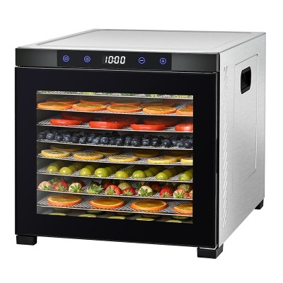 Stainless Steel Food dehydrator | 10 stainless steel tray | 24H times