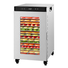 16/17-Tray Commercial Food Dehydrator 850-1010W — Stainless Steel Food Dryer 48H Timer | KYS-500A/R