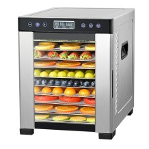 10-Tray Food Dehydrator SS — Large Capacity Stainless Steel Dryer 48H Timer | KYS-361D/G