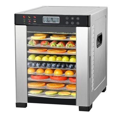 Stainless Steel Food dehydrator | 10 stainless steel tray | 48H times