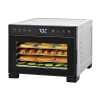 5-Tray Stainless Steel Food Dehydrator 550-650W — Back Heating 48H Timer Compact Home Dryer | KYS-362B/E